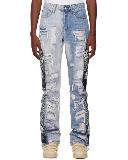 Who Decides War Final Destination Jeans in Blue for Men