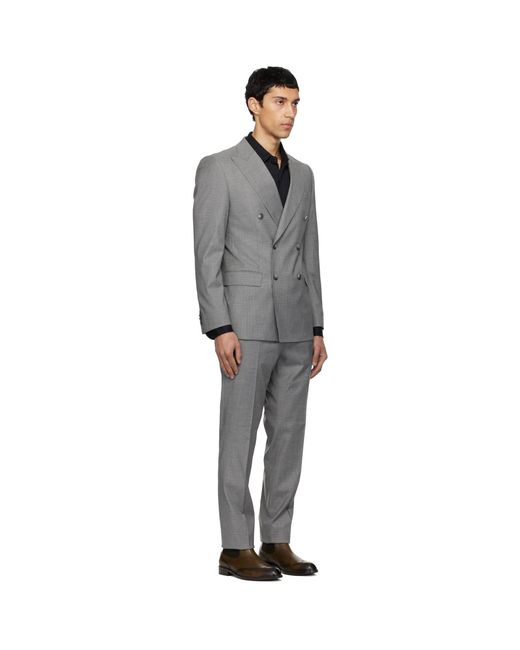Boss Black Houndstooth Suit for men