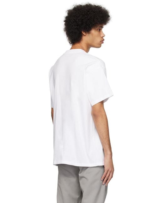 メンズ Carhartt ホワイト R&d Tシャツ White