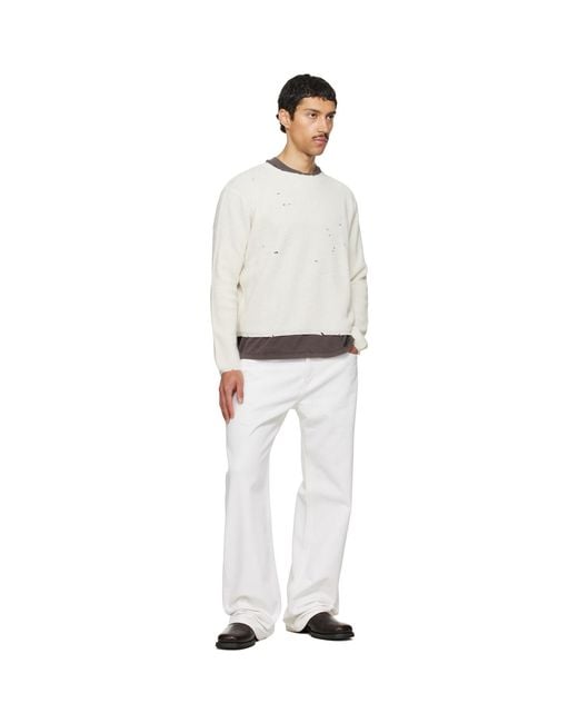 Pull Friends Blanc Cassé Second/Layer pour homme en coloris White
