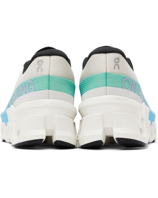 On Shoes オフホワイト＆ブルー Cloudmster 2 スニーカー Black