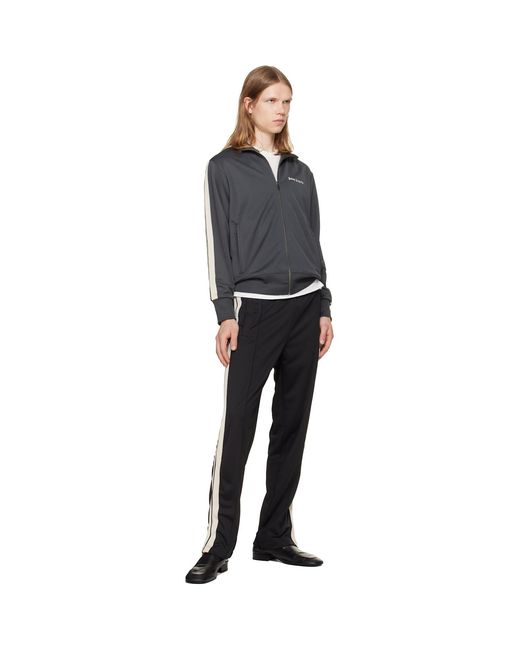 Palm Angels Black Tree Logo Track Pants for men