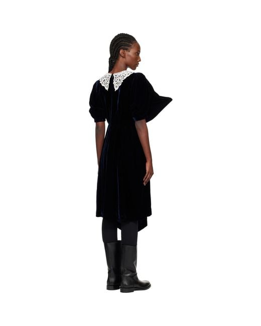 Junya Watanabe Black Angular Midi Dress