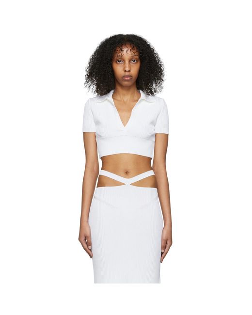 Anna October White Ssense Exclusive Sicily Polo