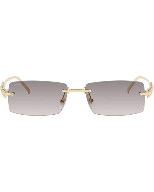 Cartier Black Exception 'Clash De Sunglasses for men