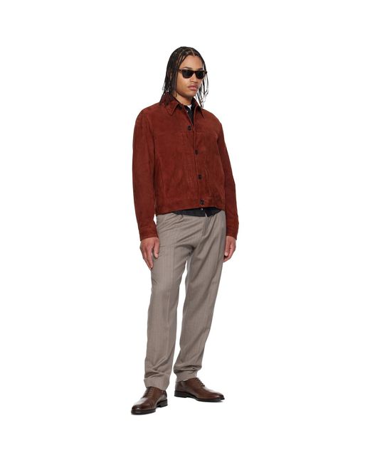 Paul Smith Natural Wool Trousers for men