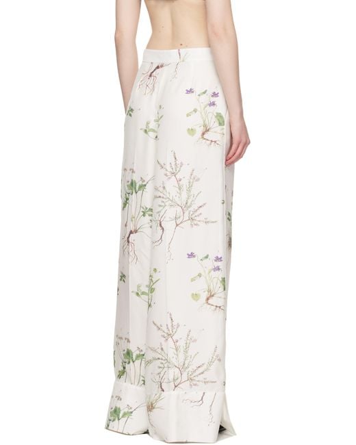 Erdem Natural Pyjama Trousers