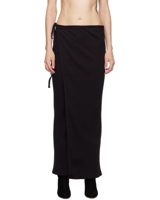Baserange Brig Maxi Skirt in Black | Lyst