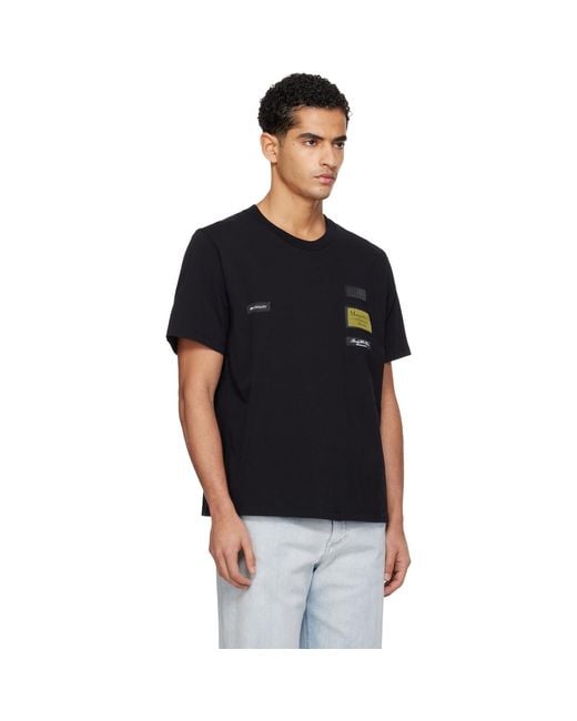 MM6 by Maison Margiela Black Label Patch T-Shirt for men