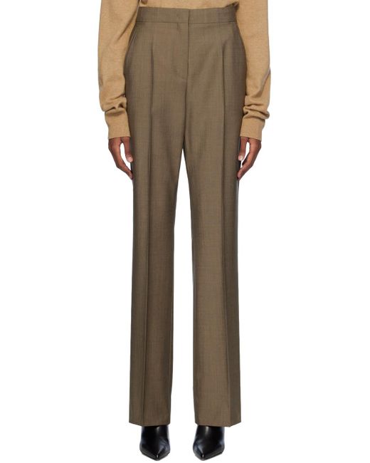 Max Mara ブラウン Manisa トラウザーズ Natural