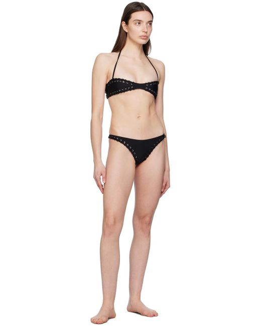 Miaou Black Rio Bikini Top