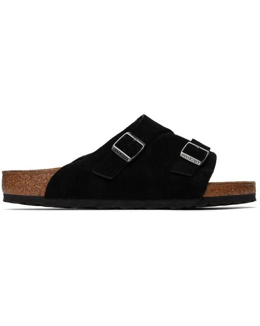 メンズ Birkenstock レギュラー Zürich サンダル Black