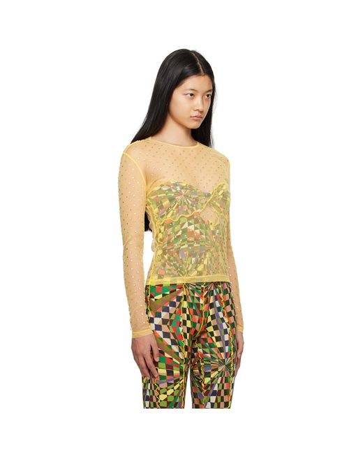 Siedres Yellow Desta Blouse