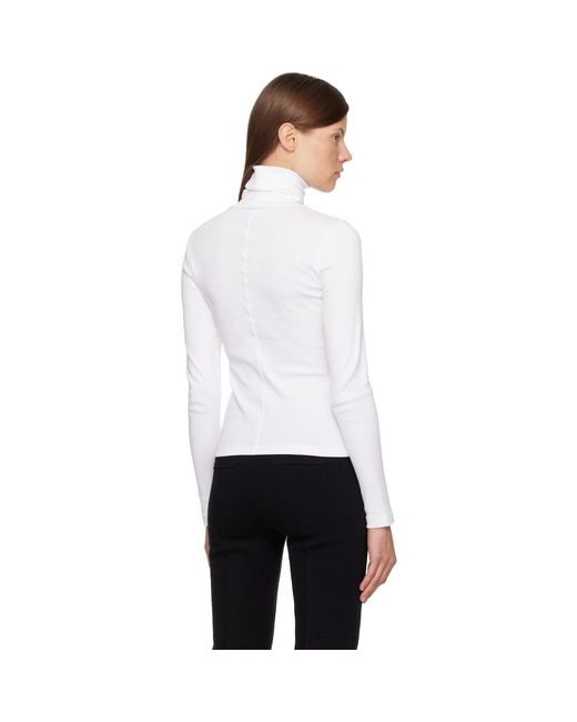 Flore Flore White Dinah Turtleneck
