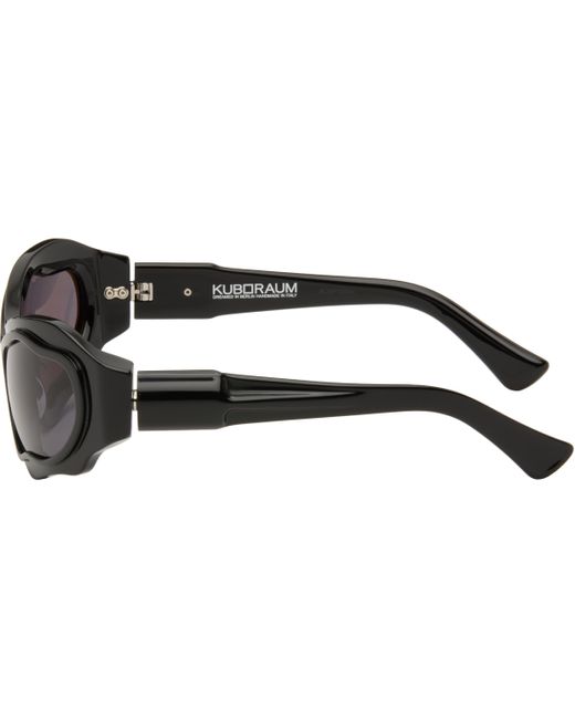 メンズ Kuboraum ブラック E22 サングラス Black
