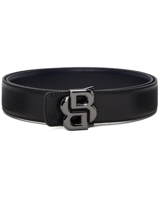 Boss Black Reversible Double B Monogram Belt for men