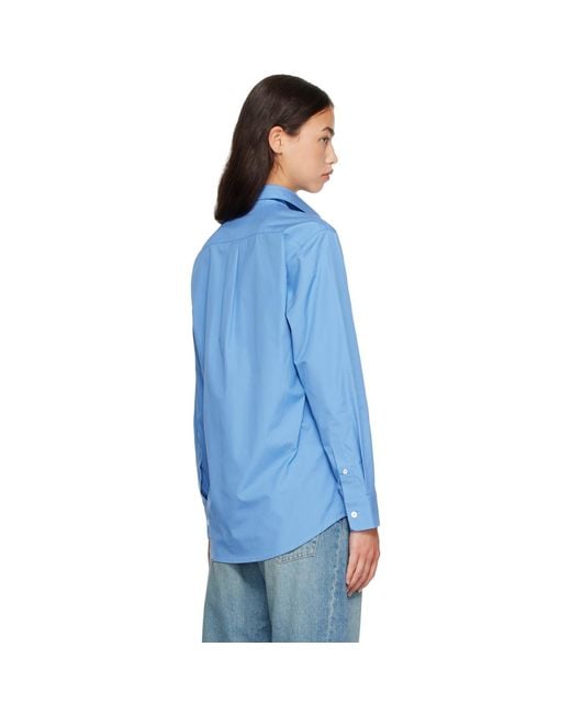 A.P.C. Blue Kayla Shirt