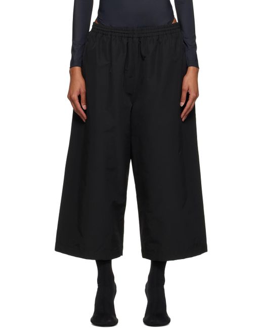 Balenciaga Black Elasticized Shorts