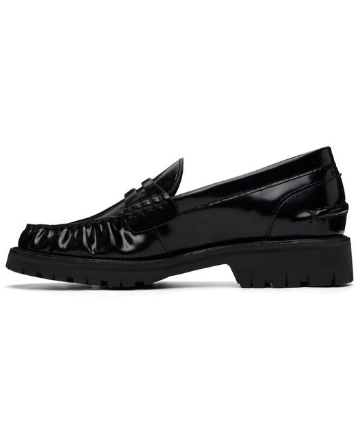 Rag & Bone Black Corey Leather Loafers