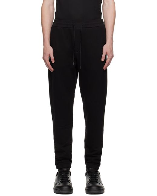 Emporio Armani Black Hardware Sweatpants for men