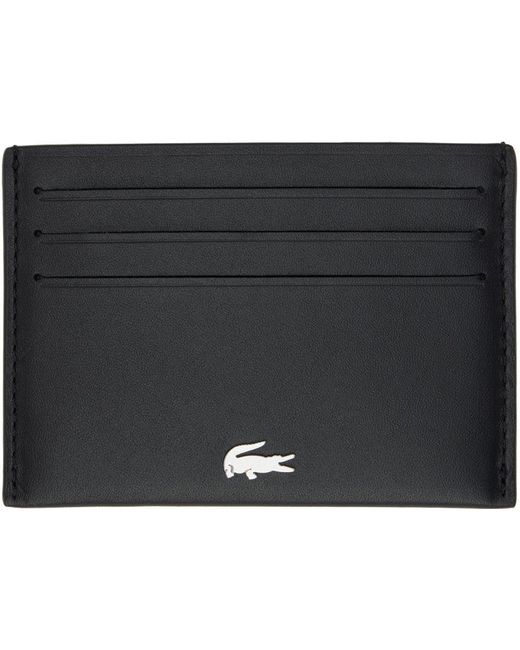 Lacoste Fitzgerald Card Holder in Black for Men Lyst