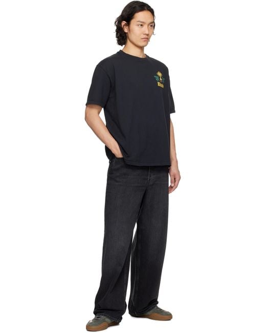 【関税込み】Rhude ブラック Tobacco Tシャツ 関税込み】Rhude ブラック Tobacco Tシャツ RHUDE TABACO TEE