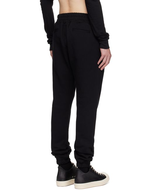 メンズ Rick Owens ブラック Championエディション Joggers スウェットパンツ Black