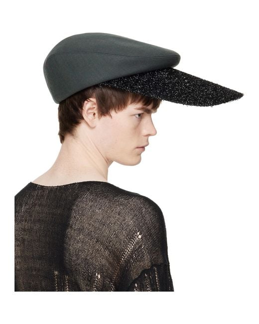 Comme des Garçons Black Hizume Edition Twill Cap for men