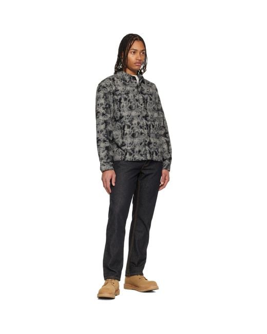 Dime Black Straight Jeans for men