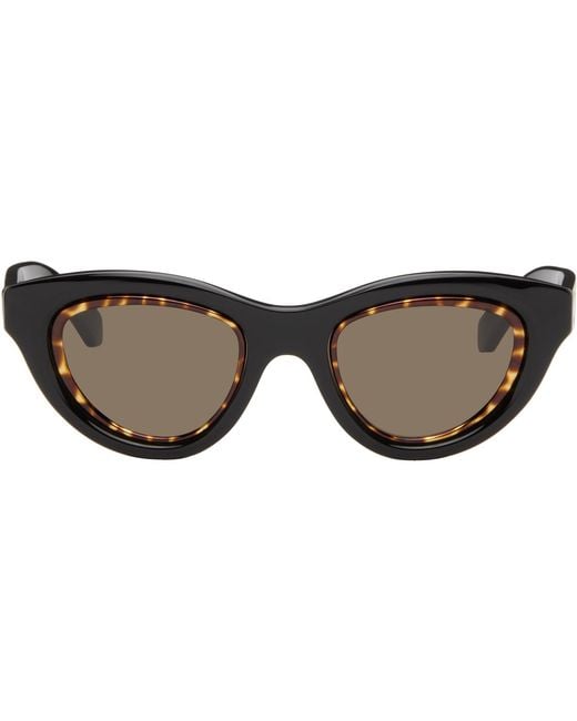Loewe Black Mini Anagram Cat-Eye Sunglasses for men
