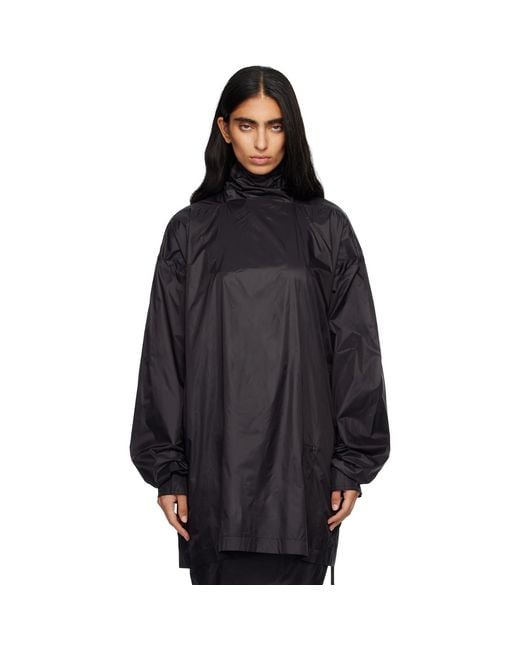 Rick Owens Black Concordians Jumbo Turtleneck