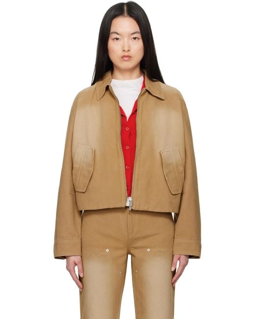 Holzweiler Multicolor Tan Juno Workwear Jacket