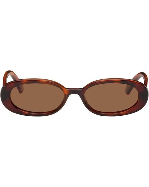 Le Specs Brown Outta Love Sunglasses