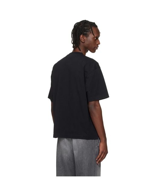 Off-White c/o Virgil Abloh Black Statement Skate T-Shirt for men