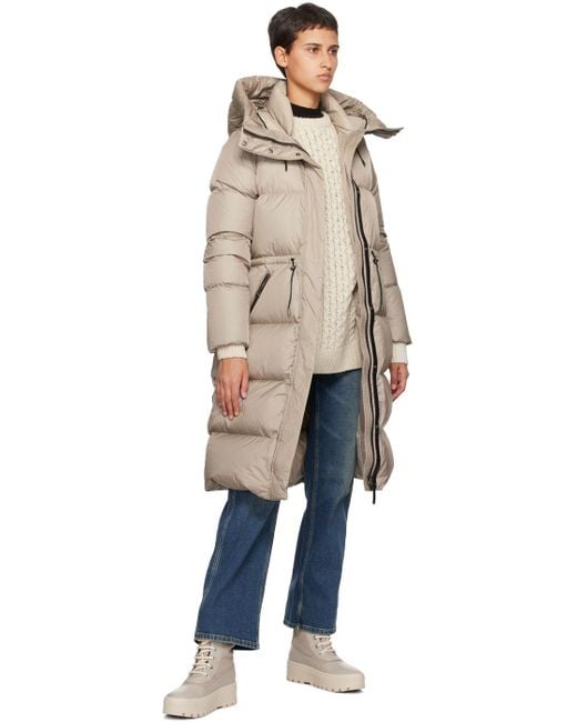 Taupe hotsell down coat