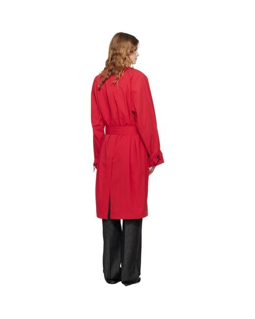 Totême Red Light Spring Trench Coat