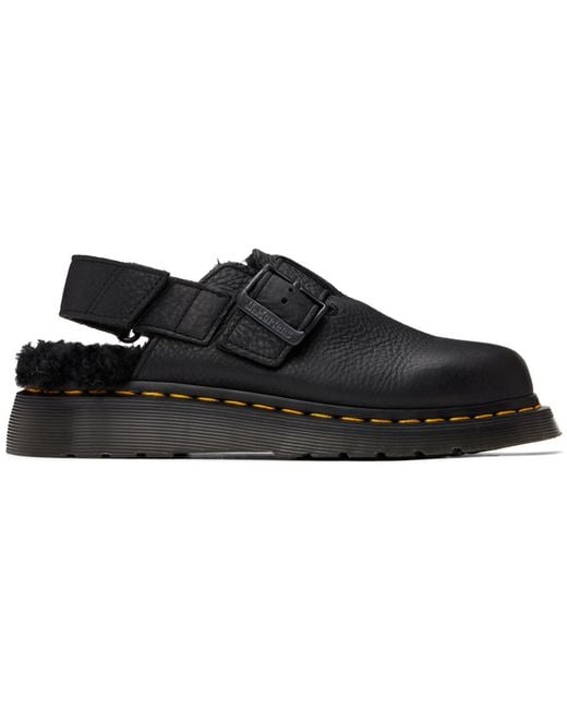 Dr. Martens Black Jorge Ii Mules