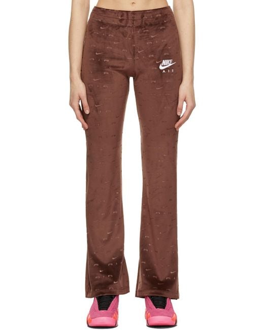 velour nike pants
