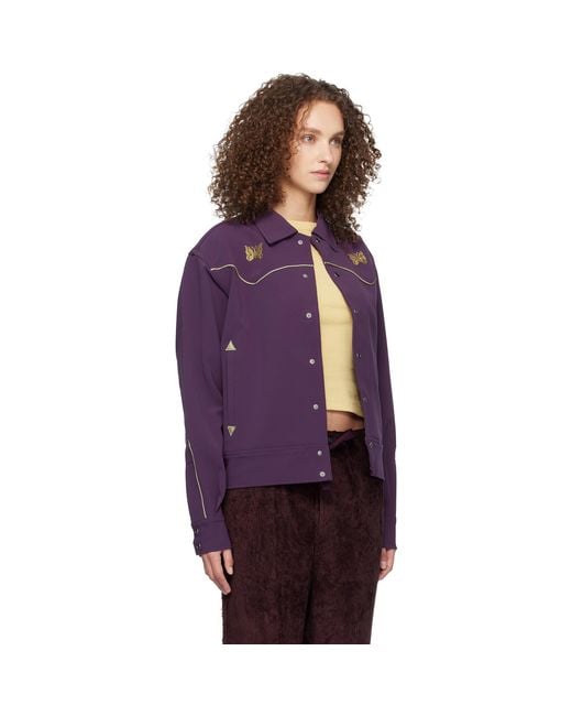 Needles Purple Piping Cowboy Jacket