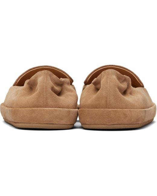 Marsèll Black Tan Scatopelle Suede Loafers for men