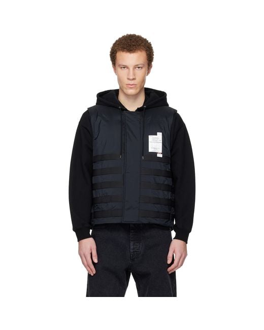 Neighborhood Black Nanga Edition Tactical Down Vest for men