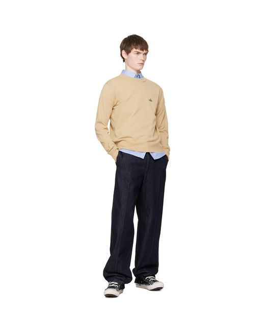 Vivienne Westwood Blue Alex Round Neck Sweater for men