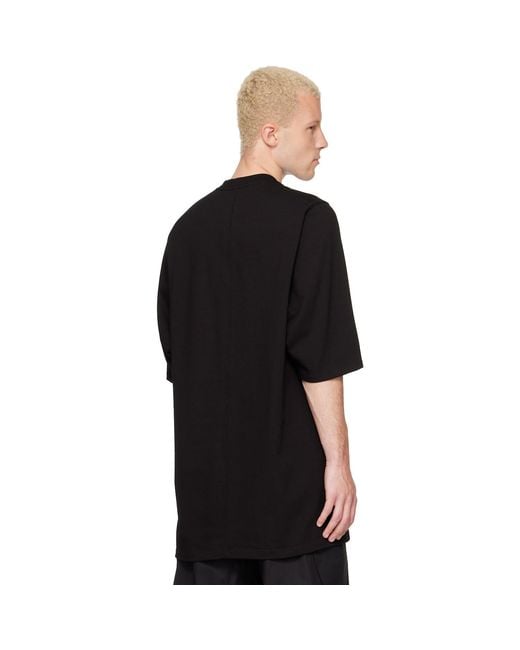Rick Owens Black Tower Jumbo S/S T-Shirt for men