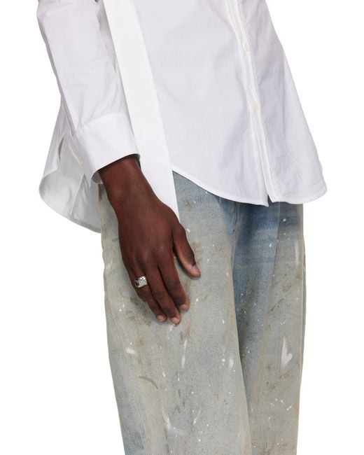 メンズ Jean Paul Gaultier 'The Logo' リング Gray