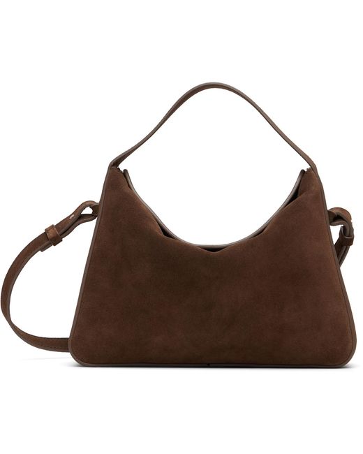 Aesther Ekme Brown Soft Baguette Crossbody Bag