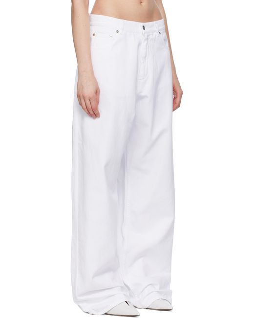 Abra White Poster Jeans
