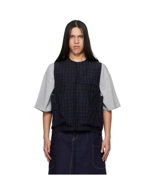 Toogood Blue 'The Roper' Vest for men