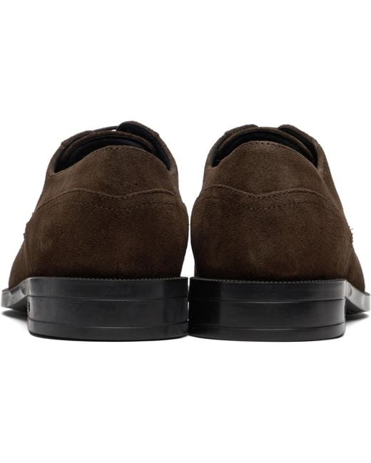 Boss Black Suede Derbys for men