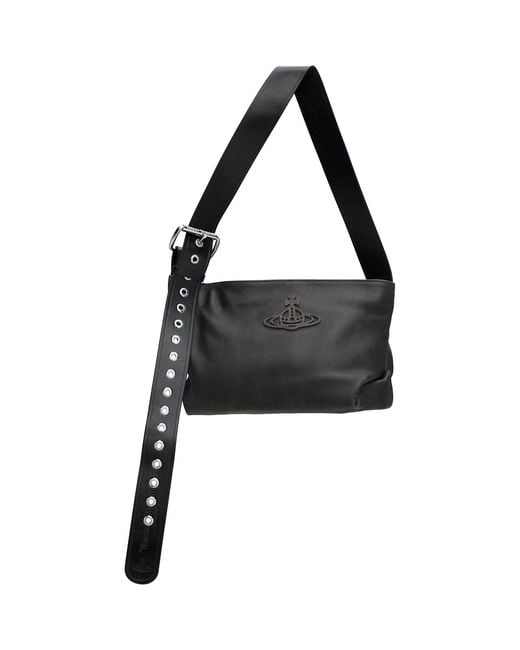 Vivienne Westwood Black Maxime Small Bag for men