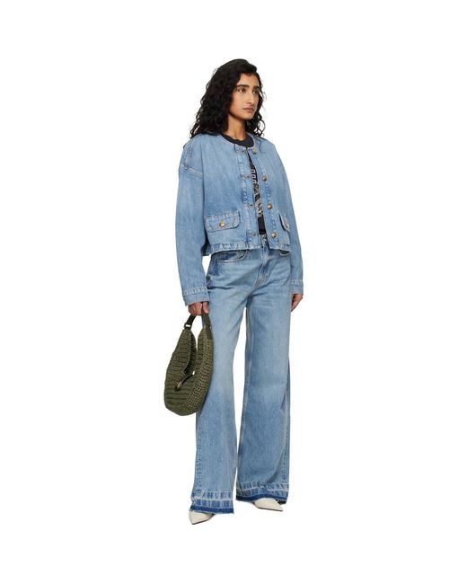 Anine Bing Blue Blanche Jacket